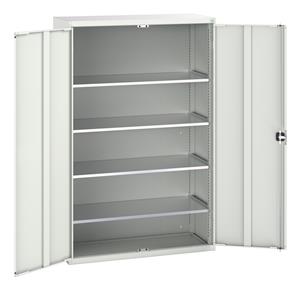 Bott Verso Basic Tool Cupboards Cupboard with shelves Verso 1300W x 550D x 2000H Cupboard 4 Shelves